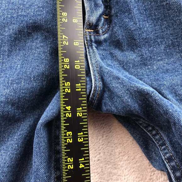 Wrangler Men Jeans Size 38x30 Classic Blue Denim Straight Leg Casual Medium Wash - Picture 7 of 15